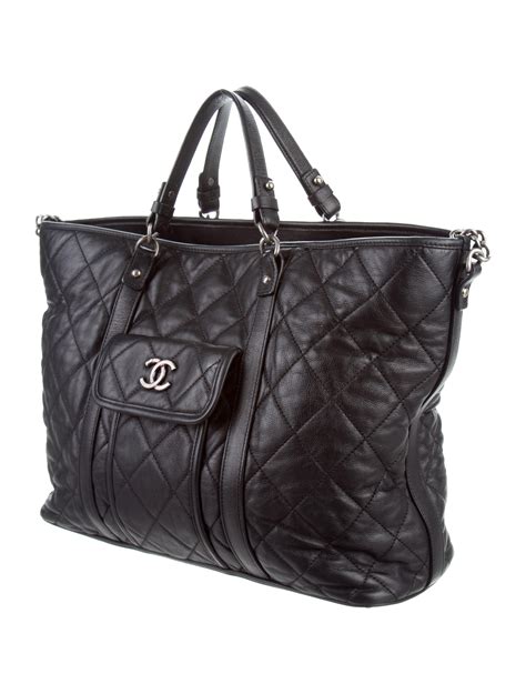 cloth chanel bag|large zipped shopping bag chanel.